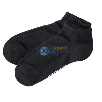 Giordano佐丹奴 袜 缤纷G毛圈底防滑船袜 01151513 黑色 L