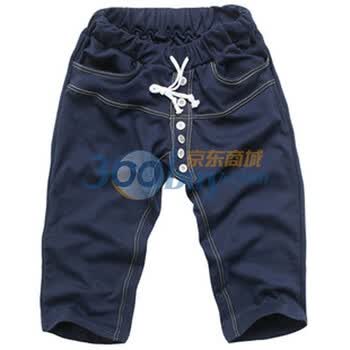 TUOYI2011新款哈伦跨裤七分运动休闲五一旅游裤M122 钢蓝 (铁青) XXL