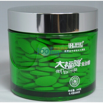 唐和唐大福降复合糖 0.8g*300片大瓶装