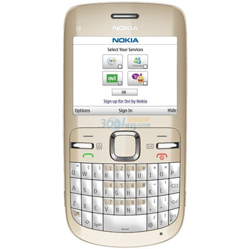 诺基亚（NOKIA）C3 手机（金白色）GSM 非定制机