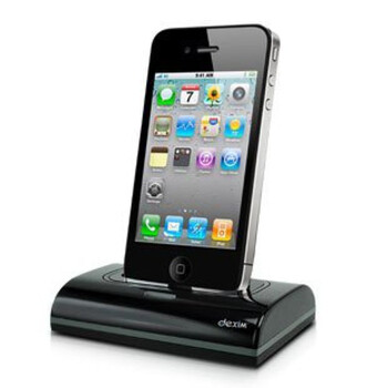 德鑫明 dexim DCA192B iPhone 4/4S 3GS iPod Single Dock 底座 数据传输 充电器