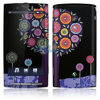 ideaSkin 索尼爱立信(索爱) X10/X10i 紫树 手机外壳保护套皮贴膜 CJJD012145