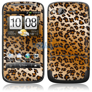 ideaSkin HTC Desire S / G12 / S510e / G7S / 渴望S 狂野棕色豹纹 外壳保护套皮贴膜 DBBA010415