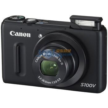 佳能（Canon） PowerShot S100V 数码相机（1210万像素 3.0寸液晶屏 5倍光学变焦 24mm广角）