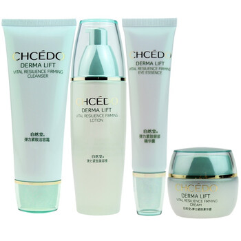 CHCEDO自然堂 【弹力紧致4件套装】 洁容霜110g+美容液100ml+菁华霜50g+眼部精华露20g