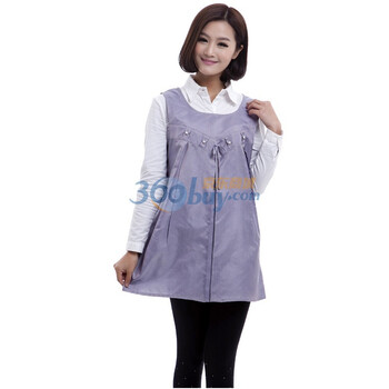 防辐射服新品 尤美彩银纤维防辐射孕妇装 Y360-1218 紫罗兰 均码