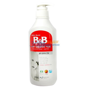 韩国保宁B&amp;B奶瓶清洁剂（液体型）清洗液600ML BY01-04