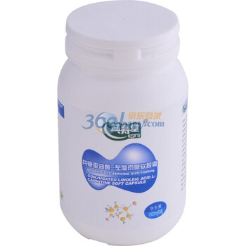 益寿堂共轭亚油酸+左旋肉碱软胶囊 1.0g/粒×60粒/瓶