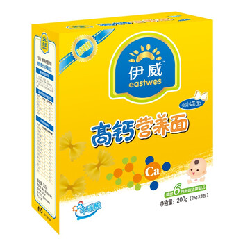伊威高钙营养蝴蝶面含钙高（25g*8袋）