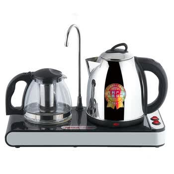 雷纳XT-158-B1 套装电水壶 茶具 不锈钢1.5L自动加水 保温 自动断电防干烧