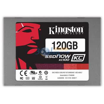 金士顿（Kingston）KC100系列 120GB SSD固态硬盘（SKC100S3/120G）