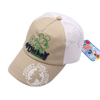 Disney/迪士尼童帽 帽子 米奇男童鸭舌帽D08MQ2855 褐色 56
