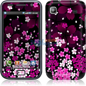 ideaSkin 三星 I9000/I9003/I9008/T959 樱花漫天飞 外壳保护套皮贴膜 ENDAOA010287