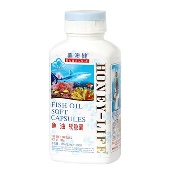 美澳健 鱼油软胶囊 三高调理，健脑明目 1000mg × 100粒