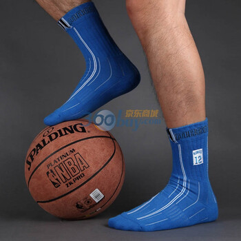 VCOTTON维棉 NBA球星袜霍华德 中蓝 均码