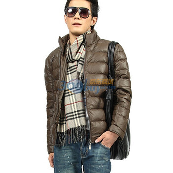 GTHOMME 冬季新款 连帽羽绒外套2248 咖啡色 XXL/185