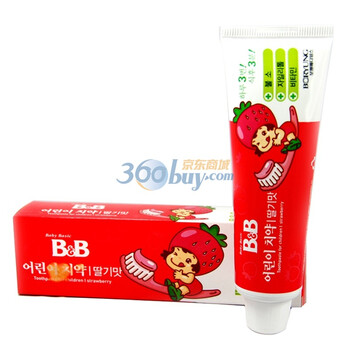 保宁 幼儿牙膏（草莓）90g*3 护理用品