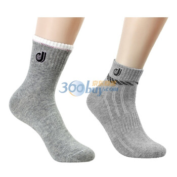 【新品】健将情侣袜（男女各一对 颜色随机）均码