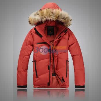 valianly 2011新款男款羽绒服 滑雪服 貉子毛大帽毛防水透气保暖2177铁锈红54/XXL/185