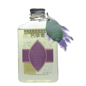 芳草集官方旗舰店 花之愿薰衣草甜梦舒缓沐浴露260g 洁净锁水舒缓解压