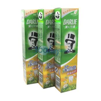 DARLIE黑人茶倍健杭菊龙井牙膏140g （6支装）