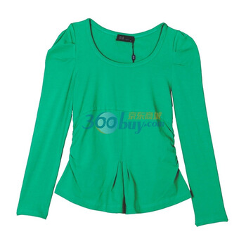 O.SA秋季新品 长袖T恤 女ST10033 黄绿色 M