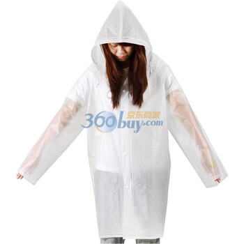 a-life最生活 最新品 雨披/雨衣 EVA 磨砂透明雨衣 C-1301 M码