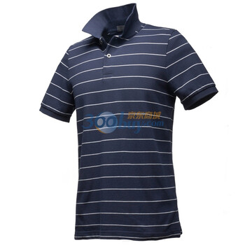 Giordano佐丹奴 Polo 男撞色自由间修身珠地Polo 01011008 宝石蓝 M