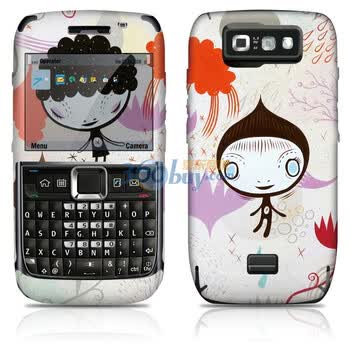 ideaSkin 诺基亚 E63 雨中叶下 手机外壳保护套皮贴膜 ENCICA200227