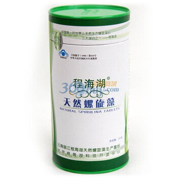 程海湖牌天然螺旋藻片0.5克*300片 增强免疫力