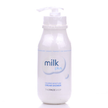 The face shop迪肤适p milk plus 牛奶滋润沐浴露 300ml (8806364004027)