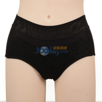 随尔美 Sealbeauty 生活体验时尚女士内裤 高腰平角收腹内裤同色同码三件套 S600600 黑色 XL