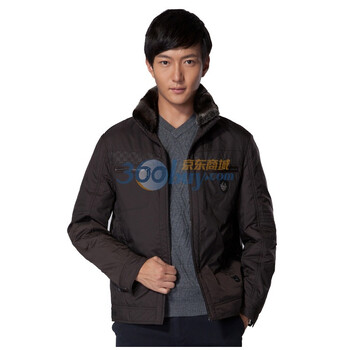 柒牌 SEVEN男装秋冬新款男士休闲时尚棉服保暖外套70K227803 通色 190