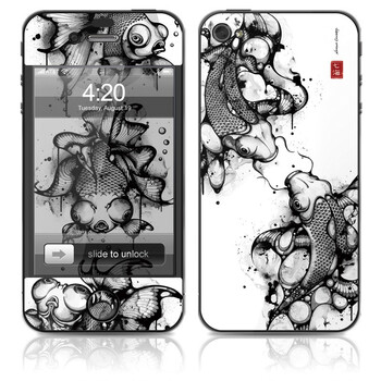 ideaSkin iPhone 4 对鲤 手机外壳保护套皮贴膜 ENCJKC702078
