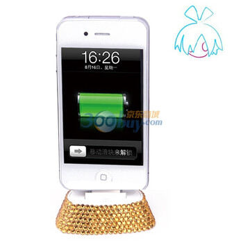 萝莉（LOLI）iphone4水钻底座　黄色