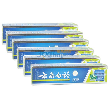 云南白药牙膏(薄荷清爽)45g*6支