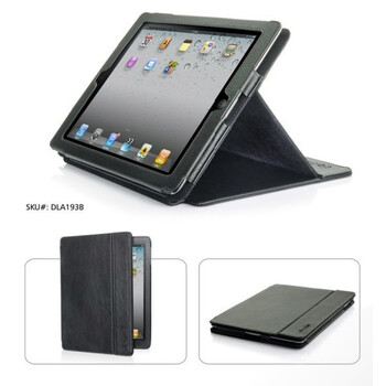 德鑫明 dexim DLA193B 苹果 iPad 2 牛皮 皮套 保护套 带支架