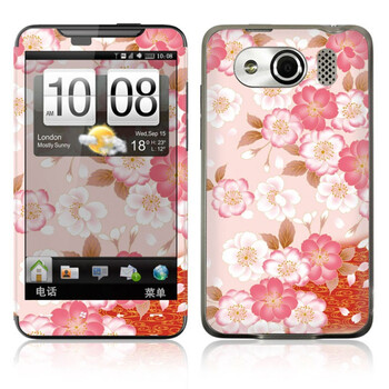 ideaSkin HTC T9199 / Z510D / 双擎/双擎S 樱花绽放 机身贴膜 保护膜 皮肤 BDFA010283