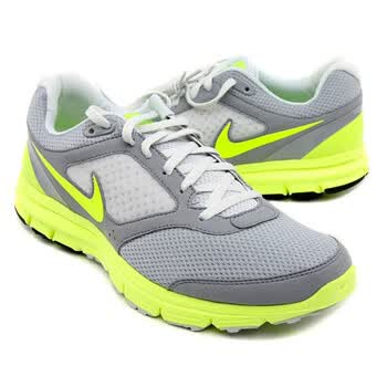 `Nike 耐克 男子跑步鞋 429852 003 灰/荧光黄 43