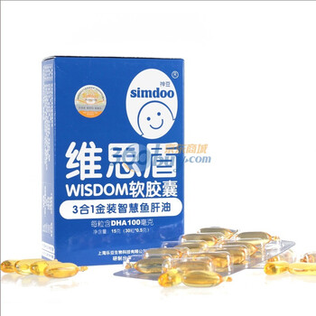 SIMDOO 神豆维思盾3合1金装智慧鱼肝油 15g
