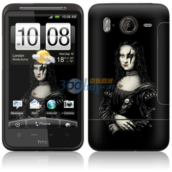 ideaSkin HTC Desire HD/G10/G7HD/A919/大坏蛋 蒙娜丽莎的装扮 手机外壳保护套皮贴膜 DASC171972