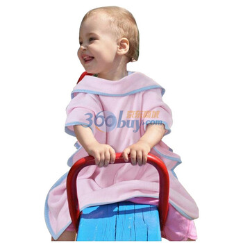 叶子宝宝GreenBaby 婴儿服饰 春秋新款宝宝外出服披风坎肩/斗篷推车造型 粉红 均码