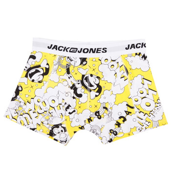 Jack Jones/杰克琼斯 内裤 彩色卡通印花平角内裤V(黄)|212192007050 XXL