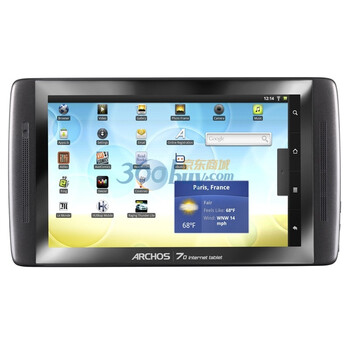 爱可视（ARCHOS）70H 7英寸平板电脑（主频1GHz Android系统 250G存储 多点触控电容屏）灰色