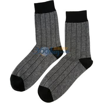 棉花共和国 Cotton RepubLic 商务系列 男士提花袜 02193104 黑色 均码