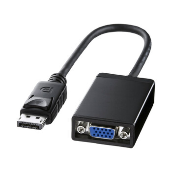 日本SANWA SUPPLY AD-DPV02 高速、防噪DisplayPort-VGA转换头 线长20cm