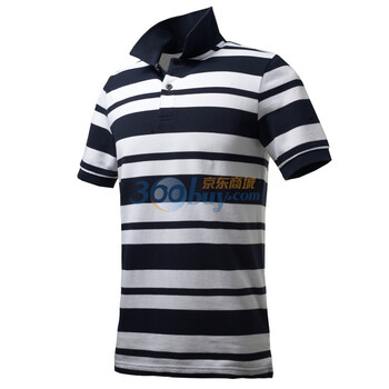 Giordano佐丹奴 Polo 男撞色自由间修身珠地Polo 01011008 藏蓝 L