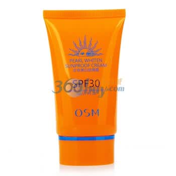 欧诗漫O.S.M珍珠美白防晒霜SPF30 50ml 新包装