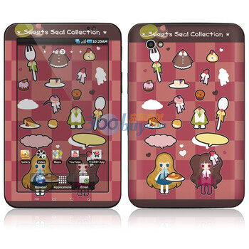 ideaSkin 三星 GALAXY Tab / P1000 / P1010 皮肤 甜食集会 外壳保护套皮贴膜 DBGC071908