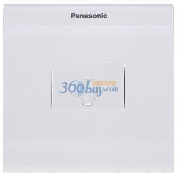 松下(panasonic) 雅适系列86型一位二芯电话插座 WMK401（雅白色）